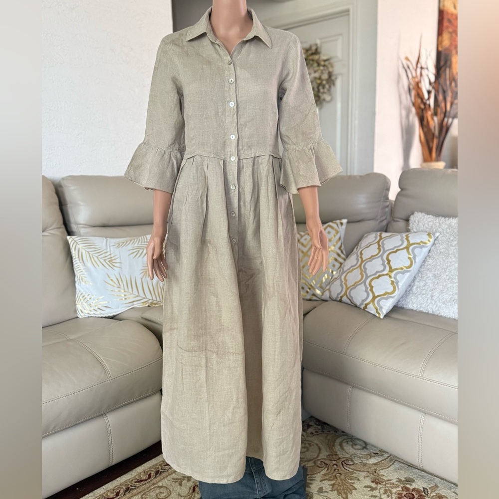 Blitz Moda Made in Italy 100% linen dress-shirt